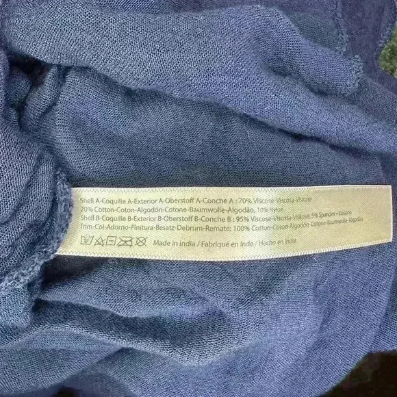 Y2k 90s Navy Blue Free People Fairy Mini Dress Size Small - Picture 8 of 9